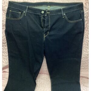 Levi's Mid Rise Capri Jeans Sz 24W Blue (A5)